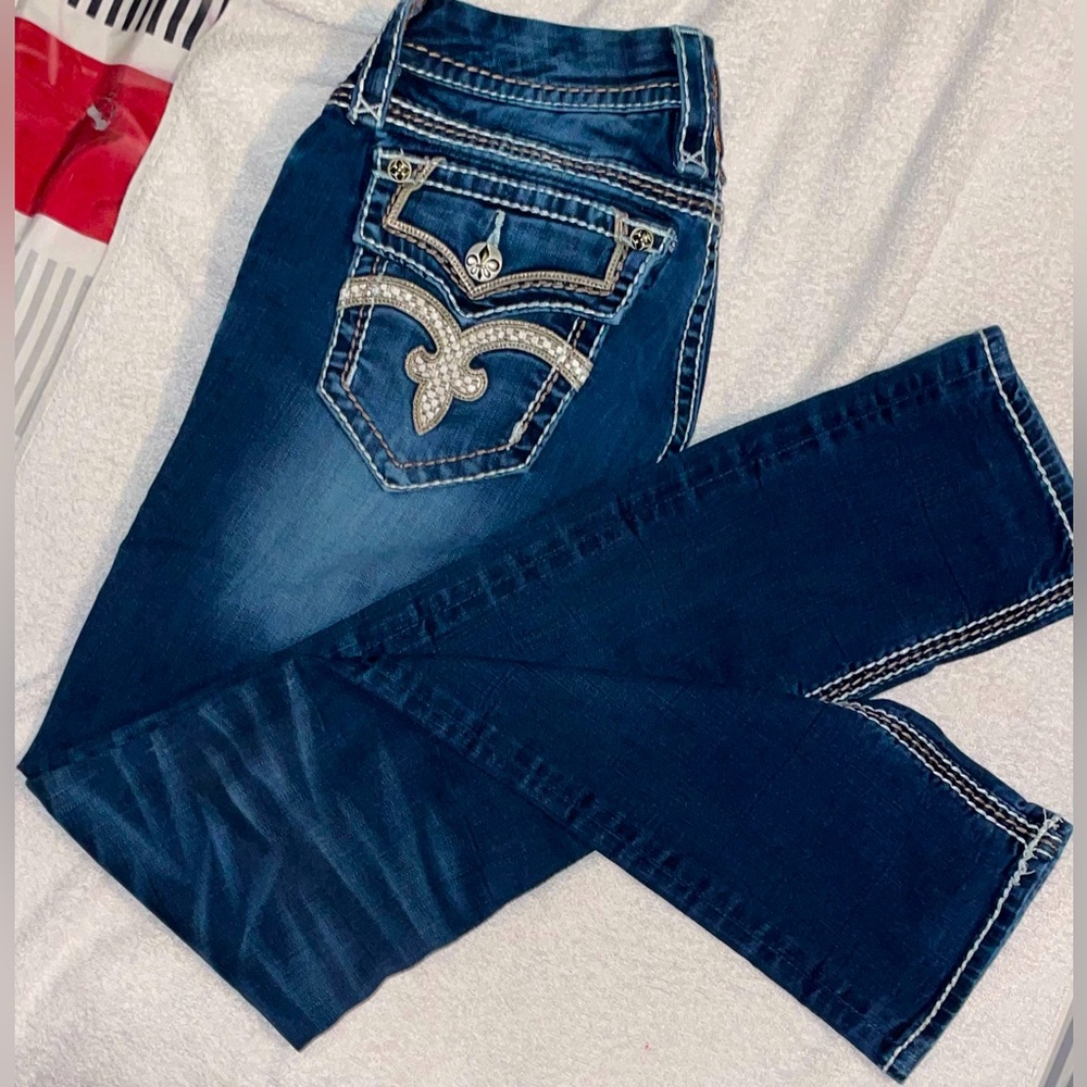 Rock Revival Jeans Size 28 “ SaraLynn” Easy Straight -